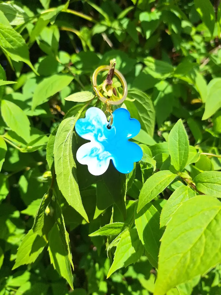 Trèfle Marbré Bleu