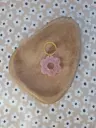 Médaille Fleur Nacré rose