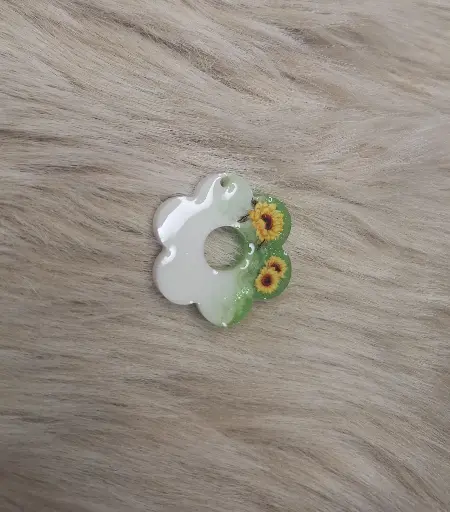 Médaille Fleurette tournesol
